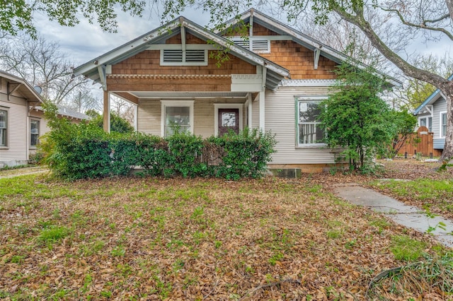 view of front of property