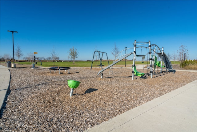 view of jungle gym