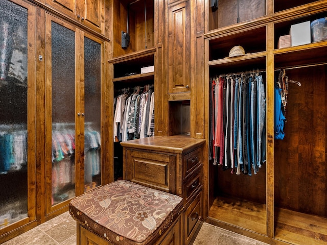 2115 Paradise Ranch Trl, Mckinney, TX 75071 - spacious closet featuring french doors