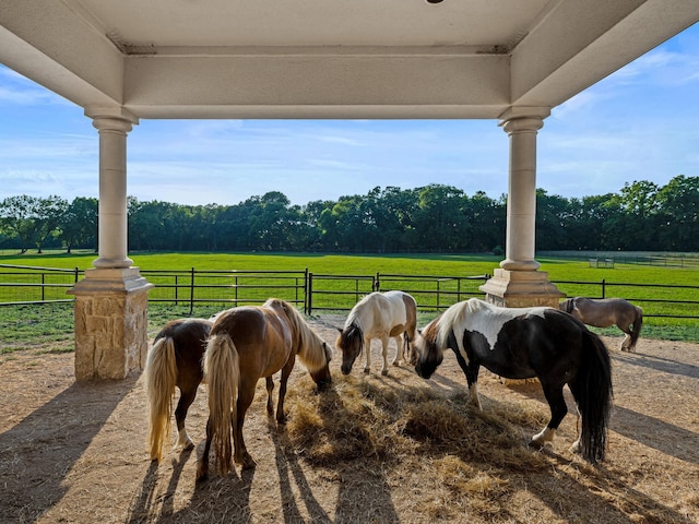 2115 Paradise Ranch Trl, Mckinney, TX 75071 - view of horse barn featuring a rural view