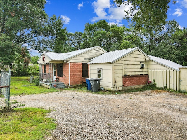 view of property exterior