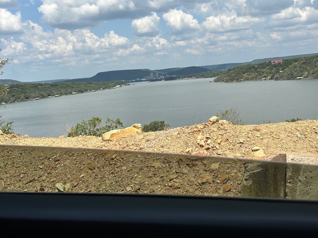 view of water feature