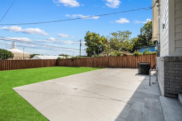 view of patio / terrace with cooling unit