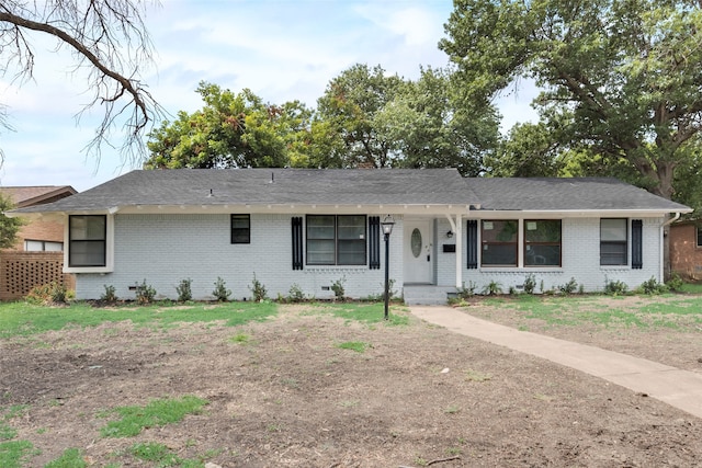 view of ranch-style house