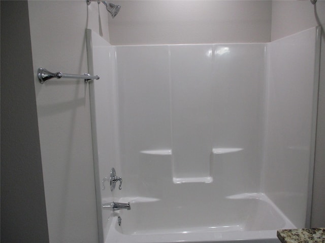 bathroom featuring shower / bath combination