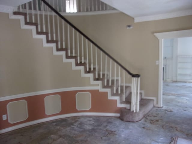 view of stairs