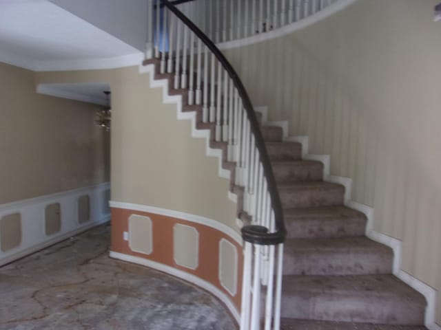 view of staircase