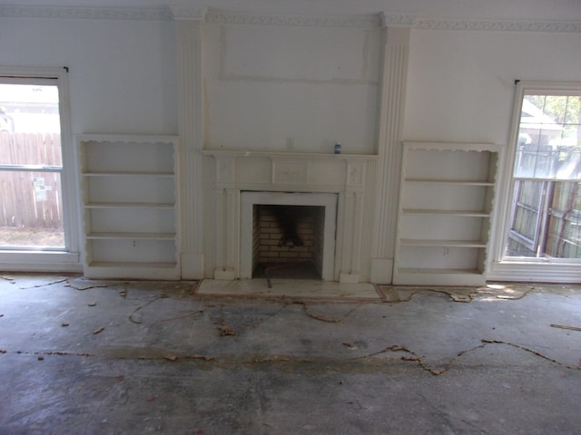 view of unfurnished living room