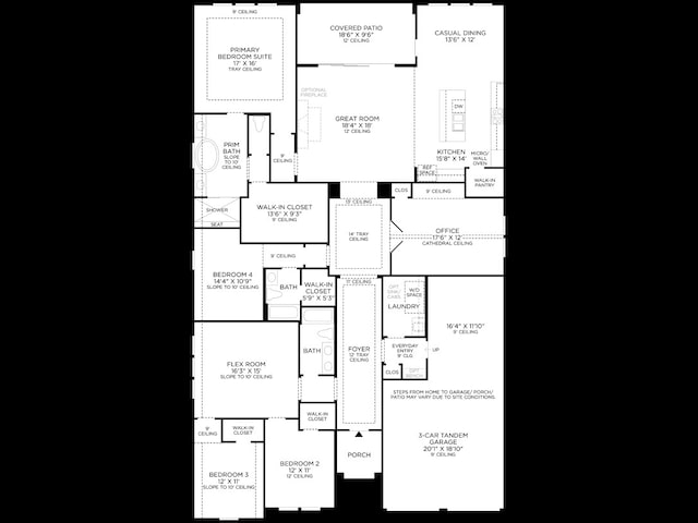 1417 Vermillion Dr, Prosper, TX 75078 - plan