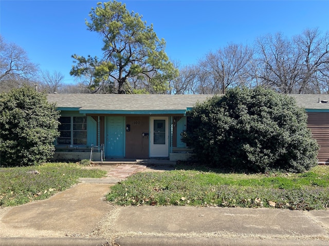 view of front of home