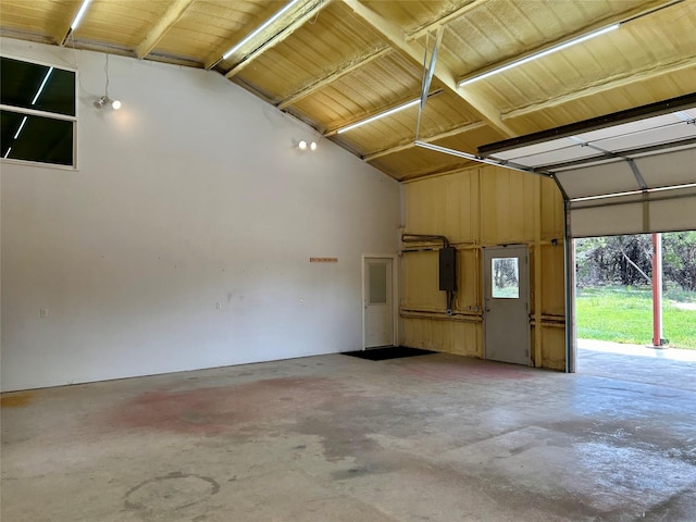 334 Fort Graham Rd, Whitney, TX 76692 - garage featuring electric panel