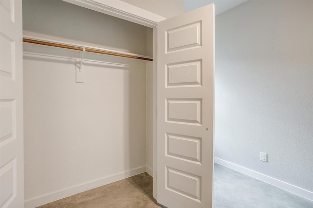 view of closet