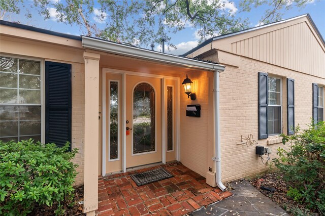 view of entrance to property