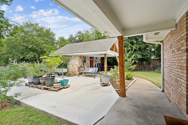 view of patio