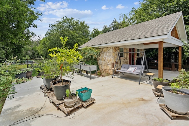 view of patio