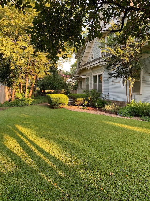 view of yard