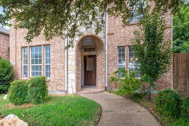 view of entrance to property