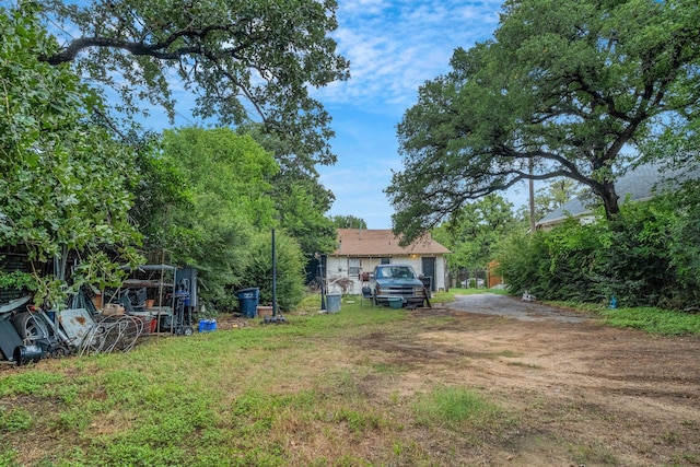 view of yard