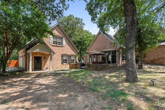 view of front of home