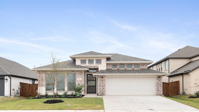 view of front of house with a front yard