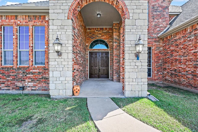 view of exterior entry