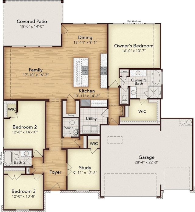 craftsman-style house featuring a garage and a front yard