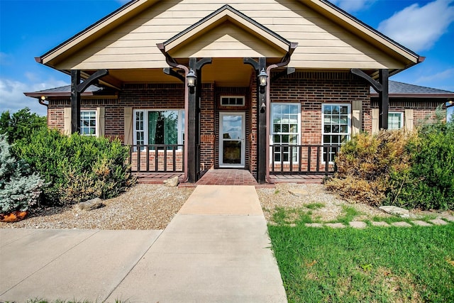 view of front of home