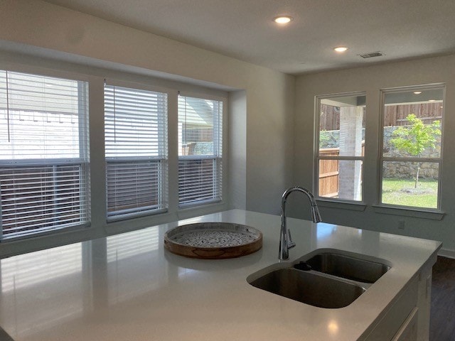 kitchen featuring sink