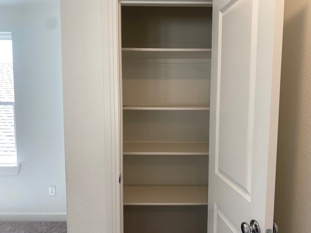 view of closet