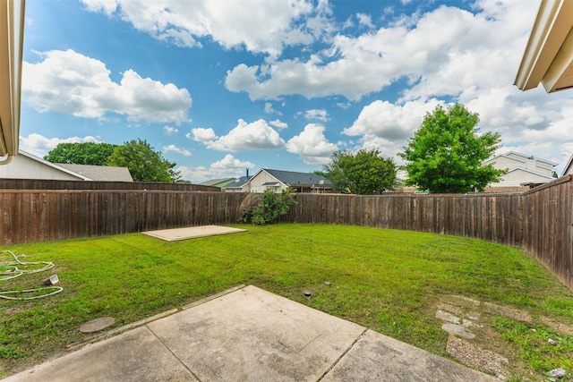4500 Larner St, The Colony, TX 75056 - view of yard featuring a patio area
