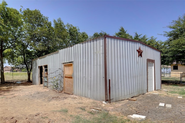 view of outbuilding