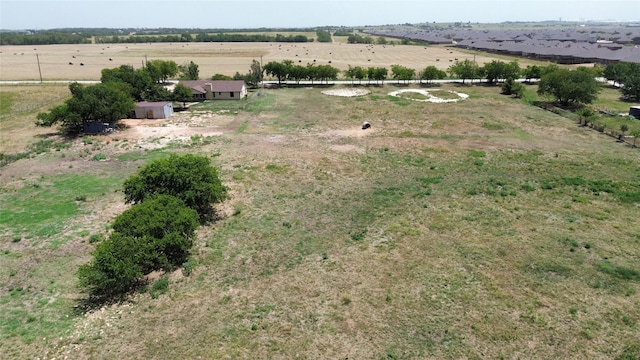 bird's eye view featuring a rural view