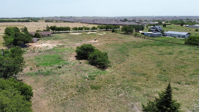 aerial view featuring a rural view