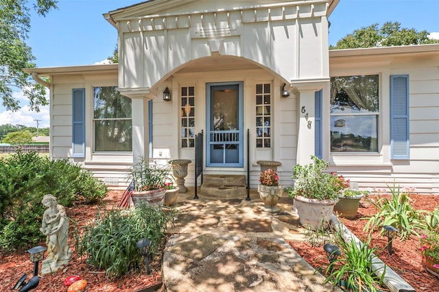 view of entrance to property