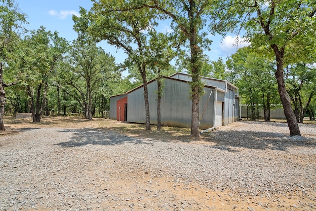 view of outdoor structure