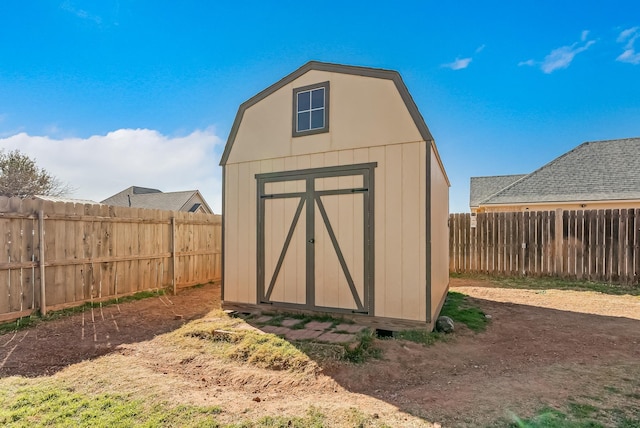 view of outdoor structure