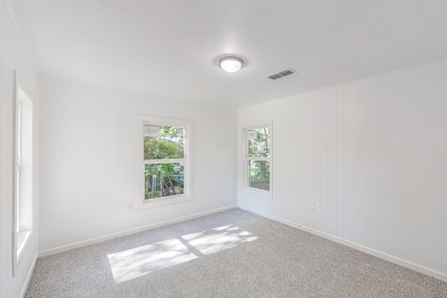 empty room with carpet floors