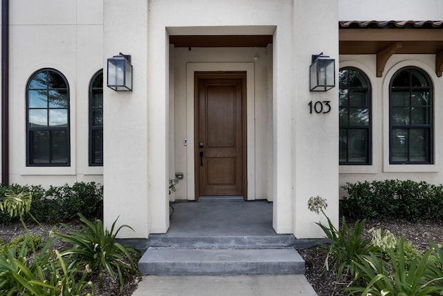 view of entrance to property