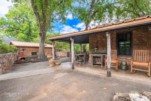 view of patio