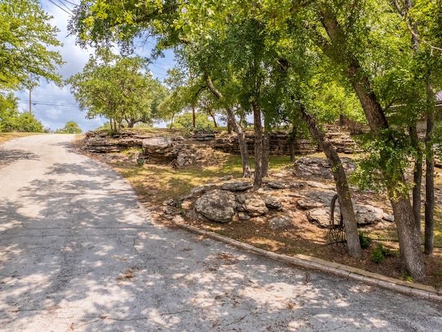 view of road