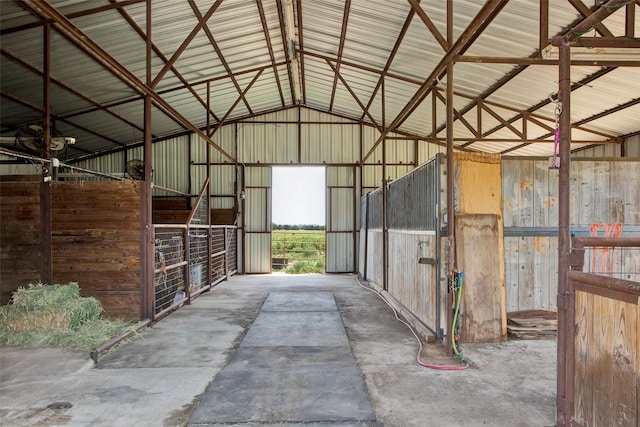 view of stable