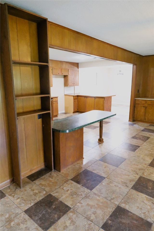 kitchen featuring tile patterned floors