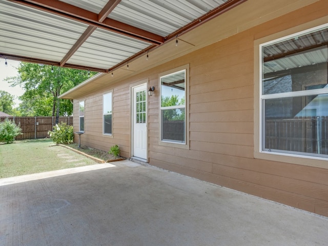 view of patio / terrace