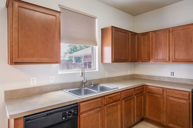 kitchen featuring sink and dishwasher