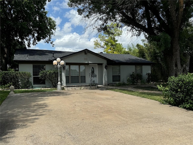 view of ranch-style house