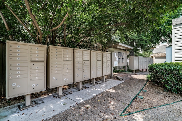 view of community with mail boxes