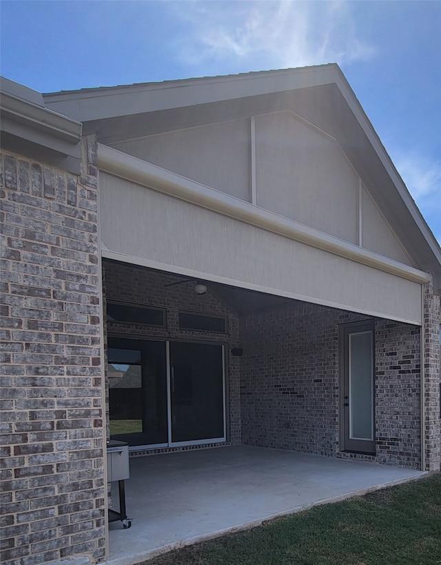 exterior space with a patio area