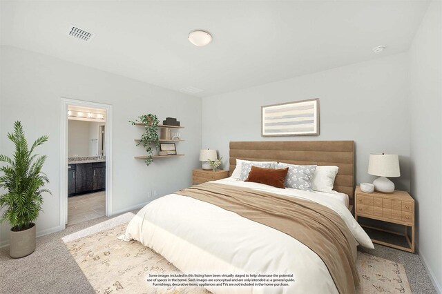 additional living space with vaulted ceiling and light colored carpet