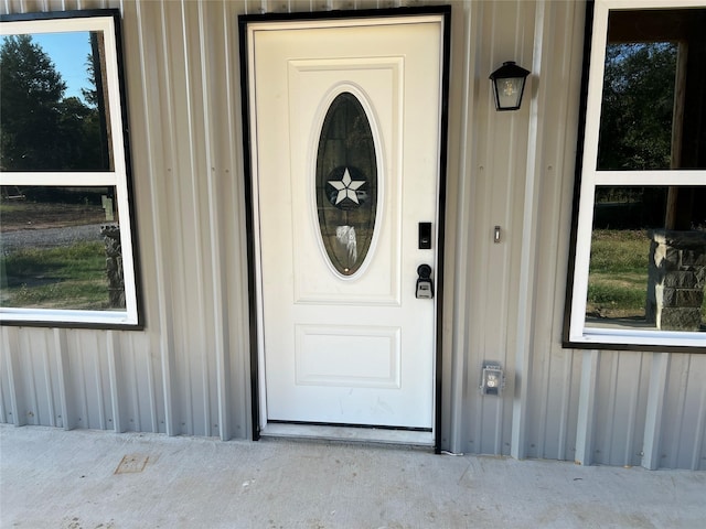 view of entrance to property