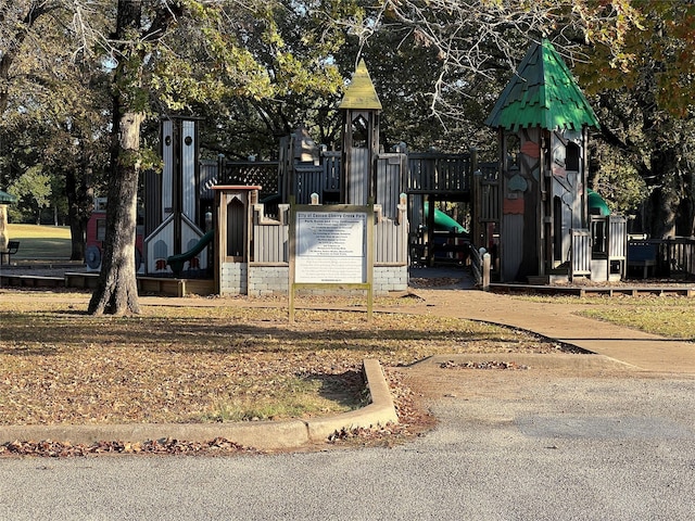 view of play area